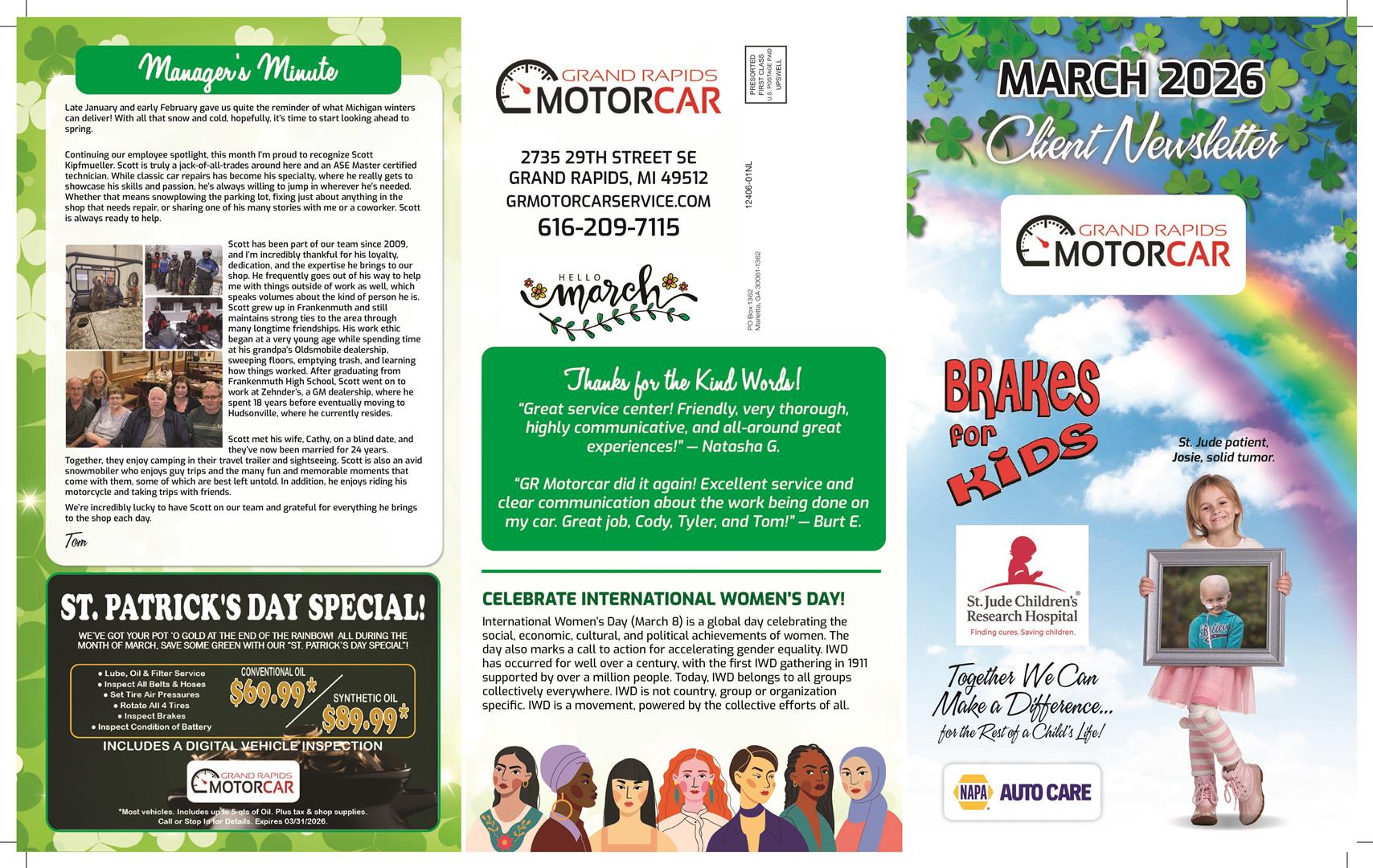 November Newsletter | Grand Rapids Motorcar